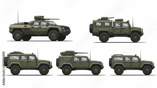 Military Armored Vehicles Collection.
