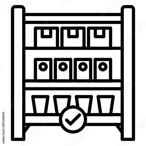 Well Stocked Shelves Icon
