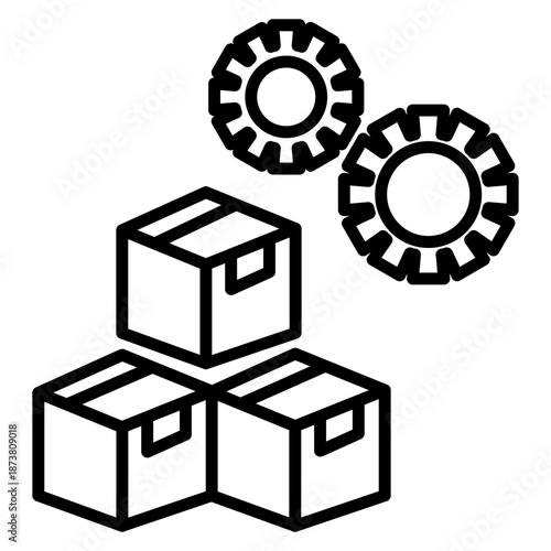 Stock Management Icon