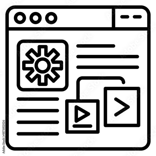 Content Management System Icon