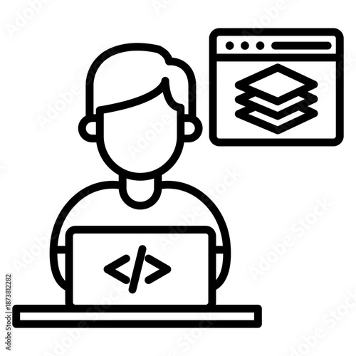 Full Stack Developer Icon