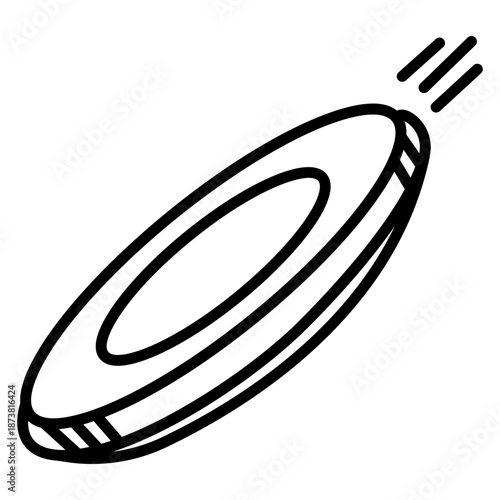Flying Disc Icon
