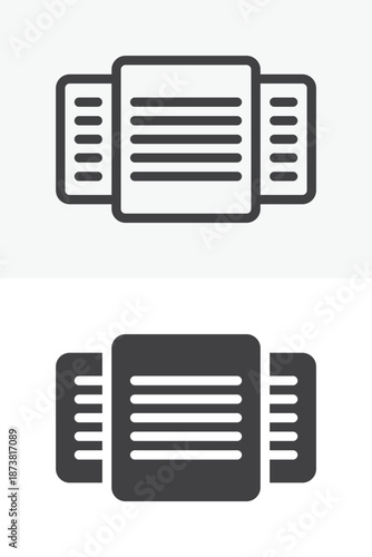 Invert colors icon set in different style. Line, outline and solid vector icon with editable stroke. Switch sign and symbol for color invert icon.