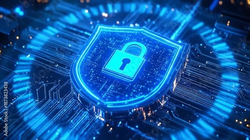 Cybersecurity Shield - Protecting Digital Assets in the Modern World.