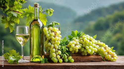 Slovak wine bottle from a v...