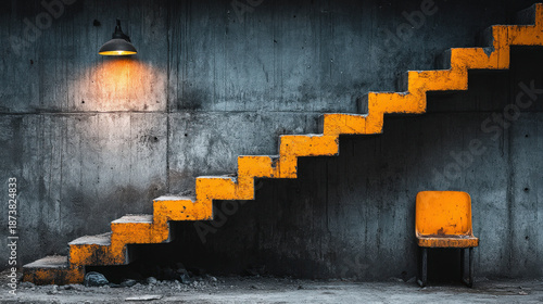 Staircase under constructio...