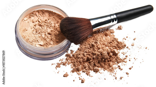 Wallpaper Mural Makeup powder with a brush for flawless skin. Torontodigital.ca