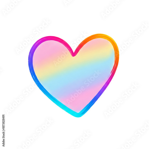 Wallpaper Mural pink heart shape Torontodigital.ca