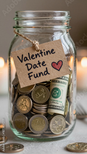 Savings Jar Fund for Valentine Date Night Nightlife