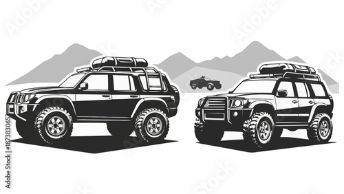 Two Off Road Vehicles Ready for Adventure.