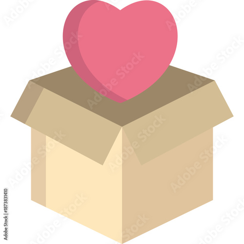 Heart in a Box Icon