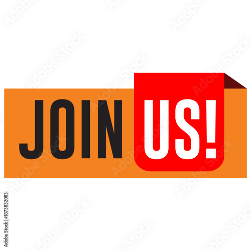 join us icon vector design template on transparent background