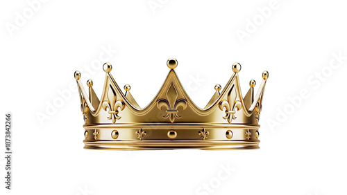 Golden Crown with Fleur-de-lis