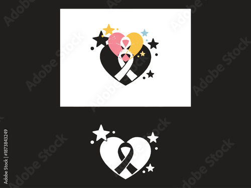 Pediatric Cancer Care Vector Illustration