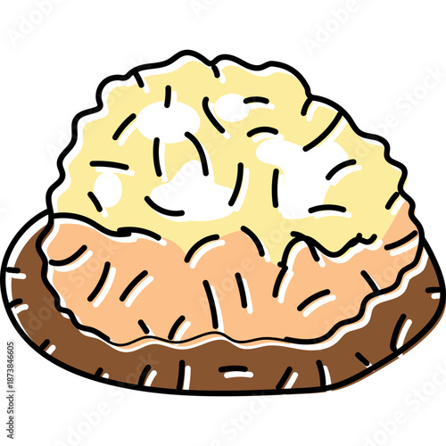 Illustration of a Baked Potato