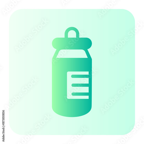 gas cylinder gradient icon