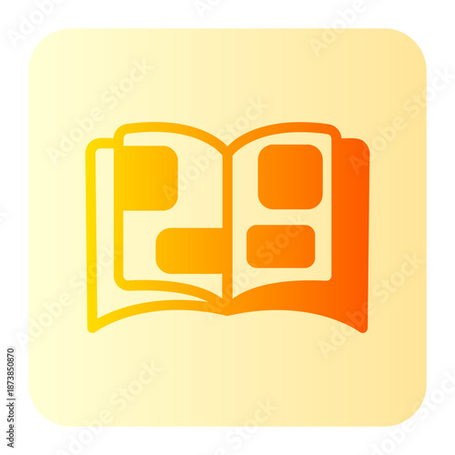 photo album gradient icon