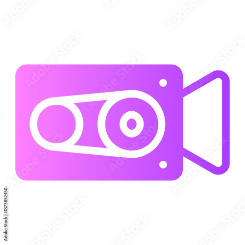 camcorder gradient icon