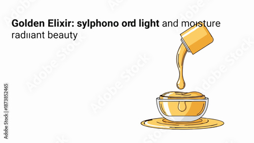 Golden elixir, sylphono ord, light, moisture, radiant beauty