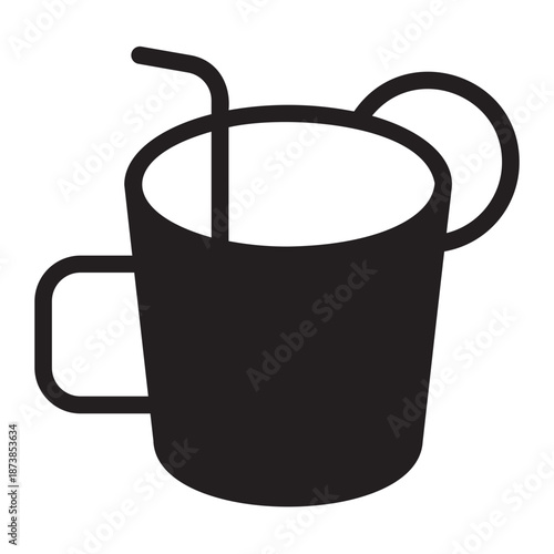 soft drinks glyph icon