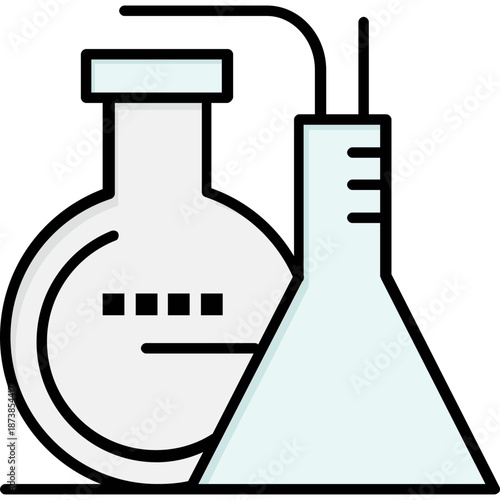 Laboratory Flasks Icon