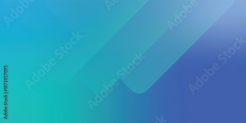 Abstract blue and green gradient background with dynamic diagonal lines and modern geometric shapes.