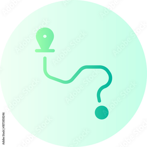 destination gradient icon