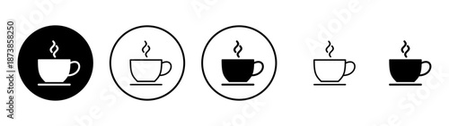 coffee cup icon vector. cup a coffee sign and symbol