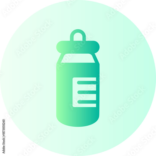 gas cylinder gradient icon