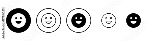 Smile icon vector. smile emoticon icon. feedback sign and symbol