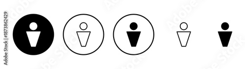 User icon vector. person sign and symbol. people icon.