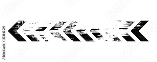 Tire Track . Design Element . Car tread silhouette . Mud splash grunge texture