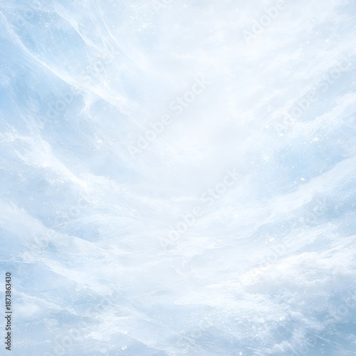Abstract light blue and white textured background with shimmering waves for cold freshness concept and clean winter atmosphere