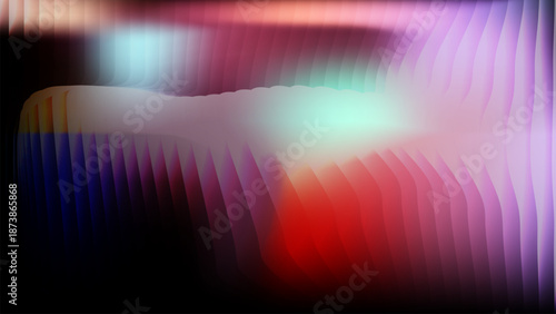 Abstract background dynamic color gradient wave blending modern design element banner vector illustration.
