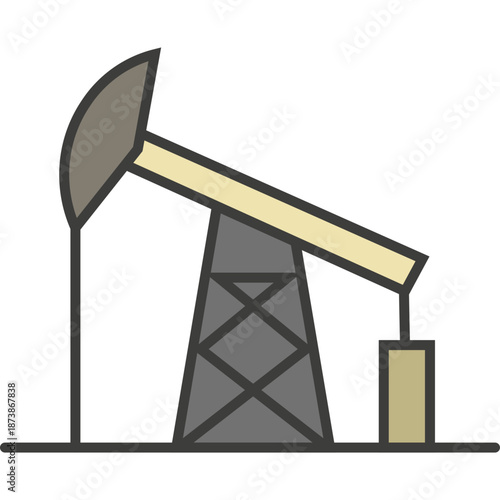 Oil Pumpjack Icon