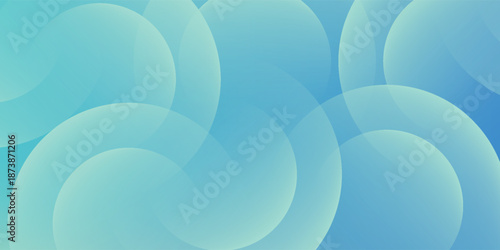 Modern abstract bright blue green gradient illustration background with simple pattern. Cool design.