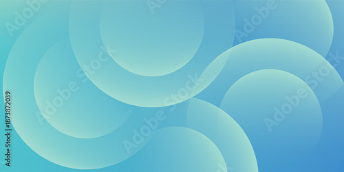 Modern abstract bright blue green gradient illustration background with simple pattern. Cool design.