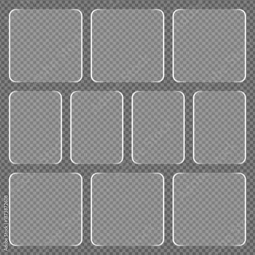 Set of blank playing cards template design layout