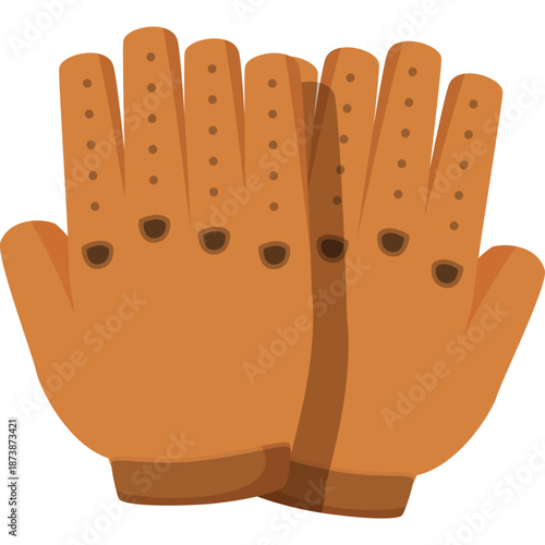 Pair of Fingerless Leather Gloves