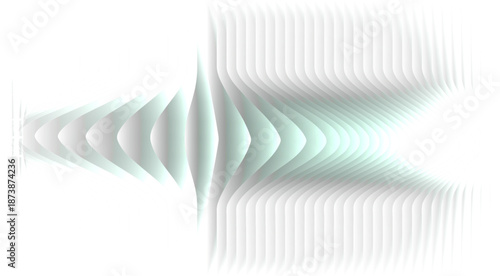 Serene light blue and white abstract background with gentle horizontal wave pattern vector illustration.