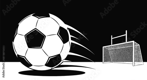 Silhouette Football Graphics, Dynamic Kicks, Motion Trails & Bursts