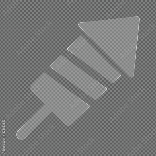 Transparent Ice Cream Popsicles Isolated on Transparent Background