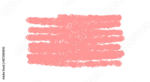 Chalk box frame with bold rectangle banner design and rough hand scribble texture. Text underline effect in pastel pink, sketch stroke background for creative message label or empty template