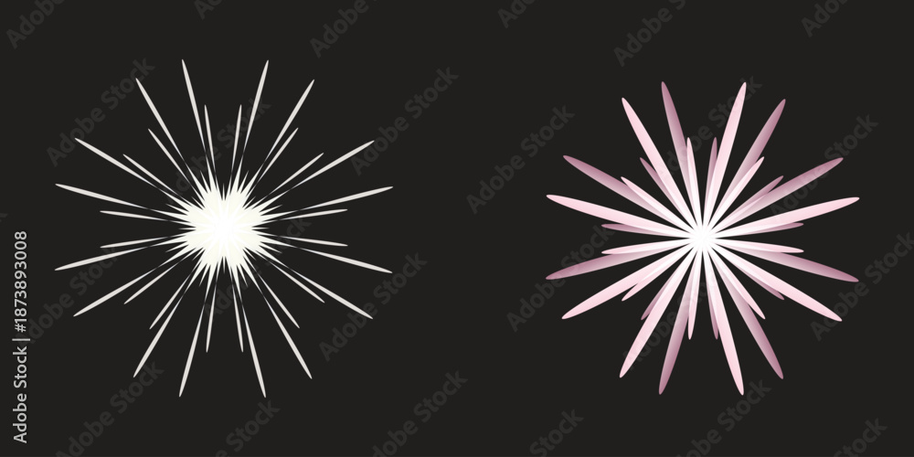 Fototapeta premium Radiant Starbursts Light & Color