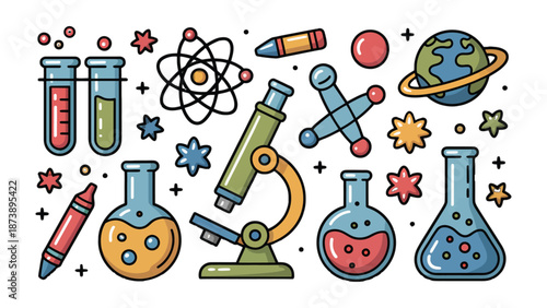 Science Elements and Tools: Explore the fascinating realm of science through a collection of essential elements and tools, designed to ignite curiosity and facilitate experimentation.
