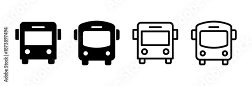 Bus icon vector illustration. bus sign and symbol. transport symbol