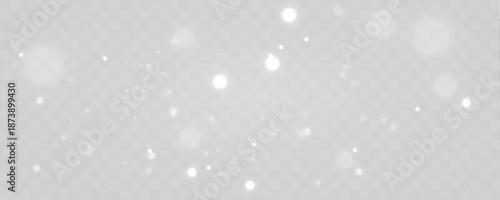 Calm flow of white dust particles drifts gently, creating subtle motion, layered abstract texture, and soft highlights. vector