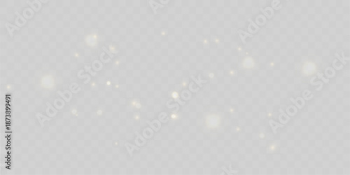 Floating stream of golden dust particles drifts gently, forming smooth motion, airy layers, and subtle luminous highlights. vector