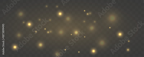 Ambient mist of golden dust drifts softly, forming layered abstract motion, airy texture, and warm luminous glow. vector