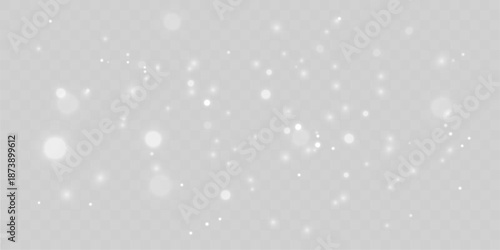 Airy flow of white dust particles drifts smoothly, adding layered abstract motion and soft digital ambiance. vector